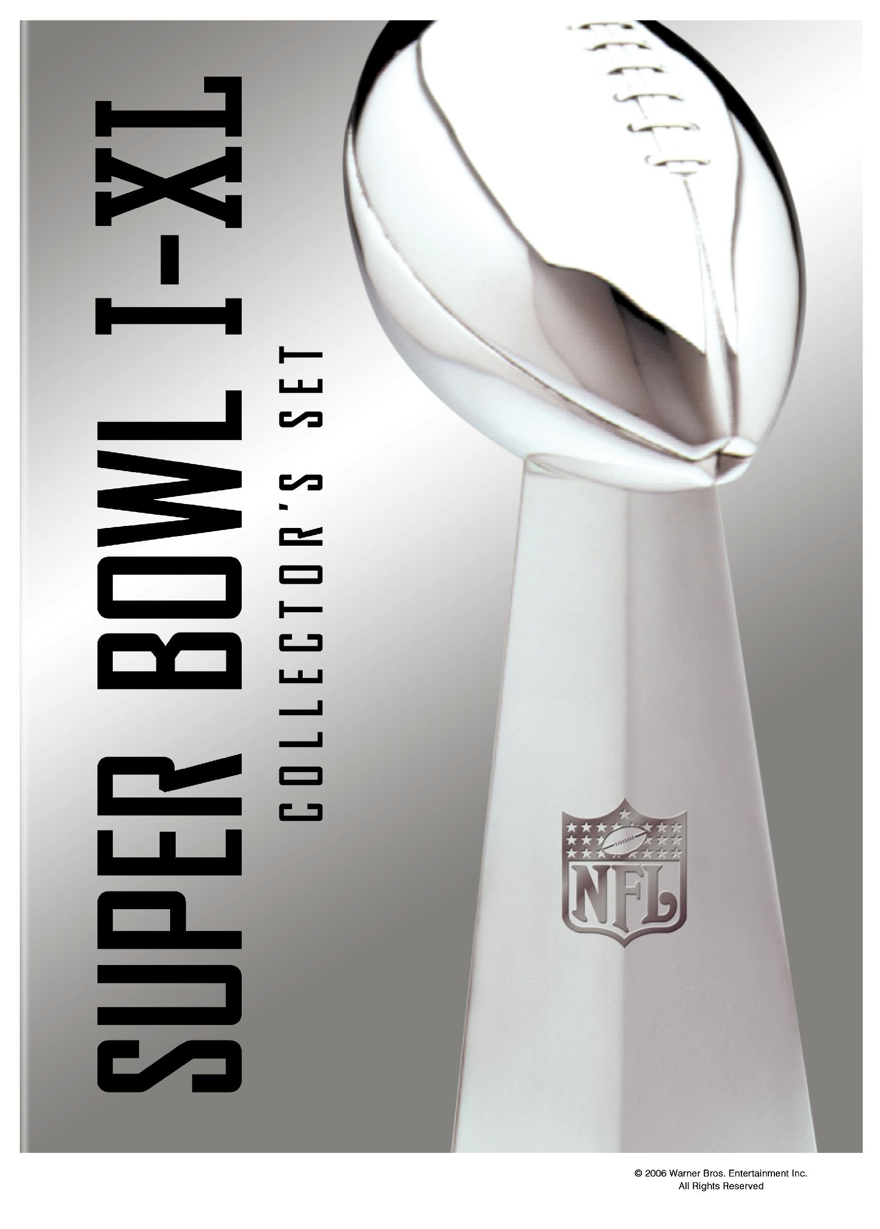 スポーツ・フィットネス NFL Super Bowl XXXI-XL DVD Collector's NFL Superbowl Collections: Super Bowl XXXI - XL (DVD, 2006, 5-Disc